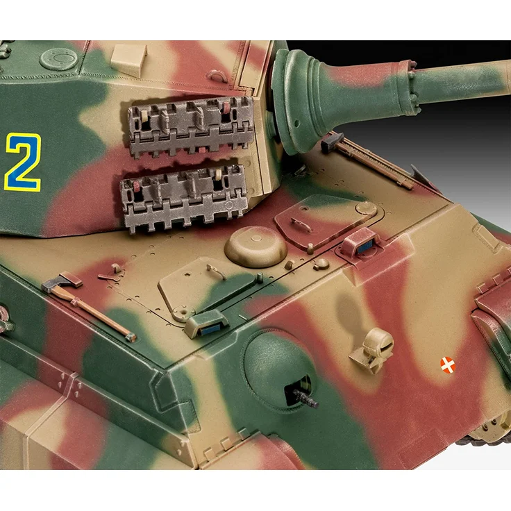 Revell Modellbausatz Panzer 1:35 - TigerII Ausf.B (Henschel Turret) im Maßstab 1:35, Level 4, originalgetreue Nachbildung mit vielen Details, 03249 – Bild 6