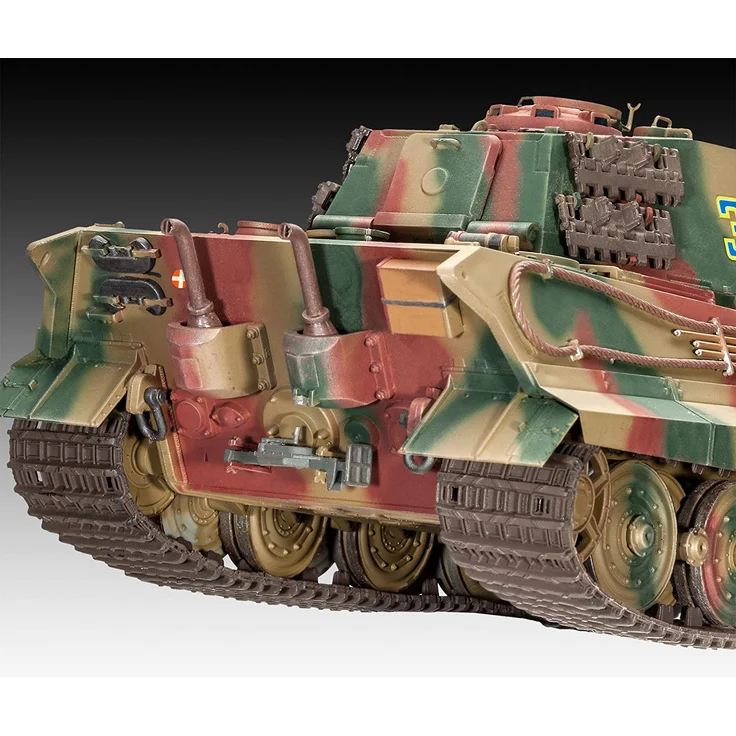 Revell Modellbausatz Panzer 1:35 - TigerII Ausf.B (Henschel Turret) im Maßstab 1:35, Level 4, originalgetreue Nachbildung mit vielen Details, 03249 – Bild 5