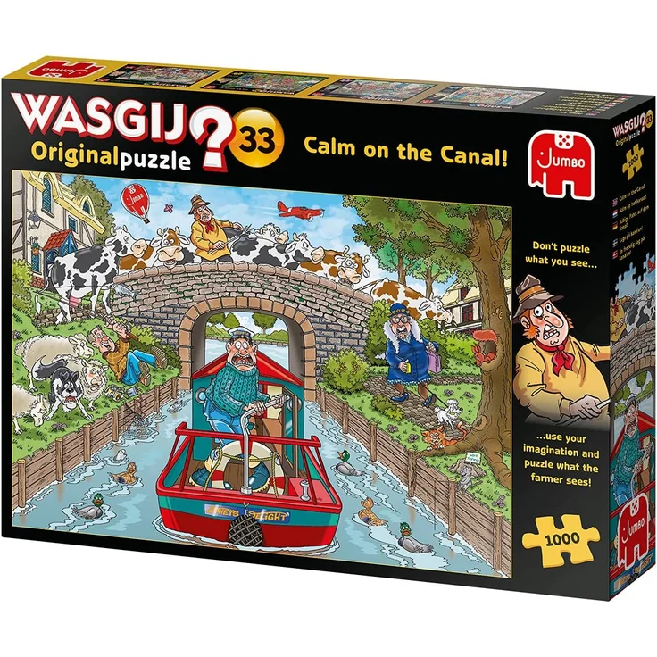 puzzle Wasgij Original 33 Rustig Aan Het Kanaal 1000 tlg. – Bild 4