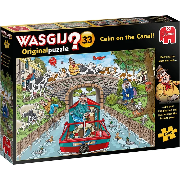 puzzle Wasgij Original 33 Rustig Aan Het Kanaal 1000 tlg. – Bild 1