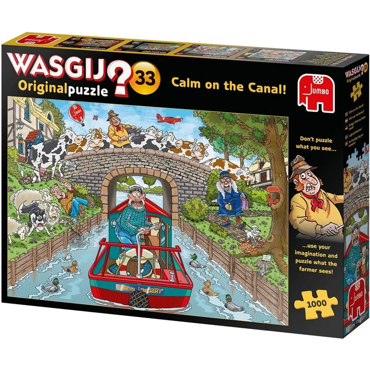 puzzle Wasgij Original 33 Rustig Aan Het Kanaal 1000 tlg. – Bild 7