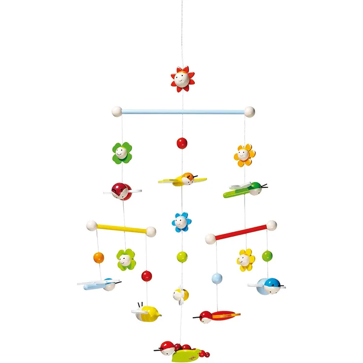 Goki 52924 3-D Mobile Frühlingswiese, Mehrfarbig