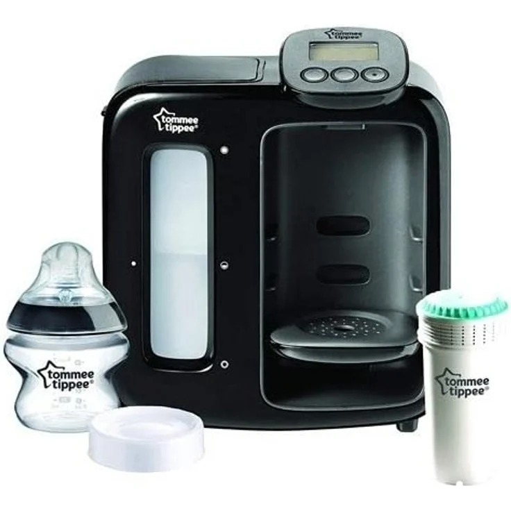 Tommee Tippee Perfect Prep Day & Night, Flaschenzubereiter mit digitalem Display und verstellbarer Lautstärke, schwarz – Bild 1