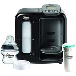 Tommee Tippee Perfect Prep Day & Night, Flaschenzubereiter mit digitalem Display und verstellbarer Lautstärke, schwarz