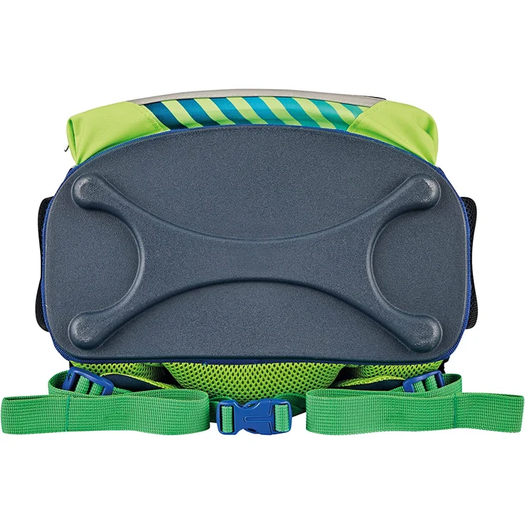 Herlitz Loop Plus Funky Ninja Schulranzen, grün/dunkelblau, inkl. 16 tlg. Schüleretui, Faulenzer-Mäppchen, Sportbeutel – Bild 6