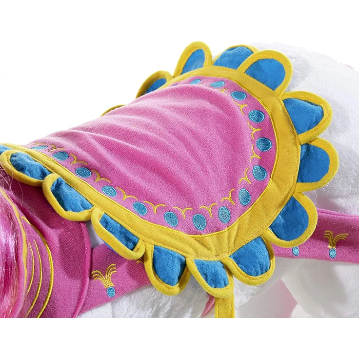 Karusellpferd weiß, mit Sound - Standpferd – Bild 3