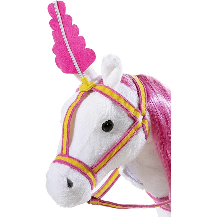 Karusellpferd weiß, mit Sound - Standpferd – Bild 2