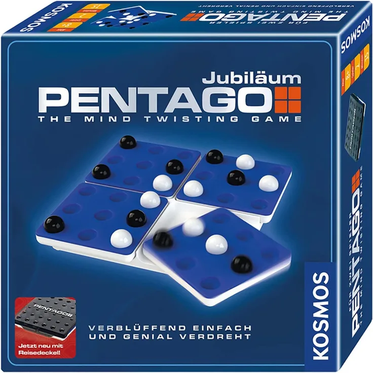 KOSMOS Spiele 692599 - Pentago, Jubiläumsausgabe Strategiespiel
