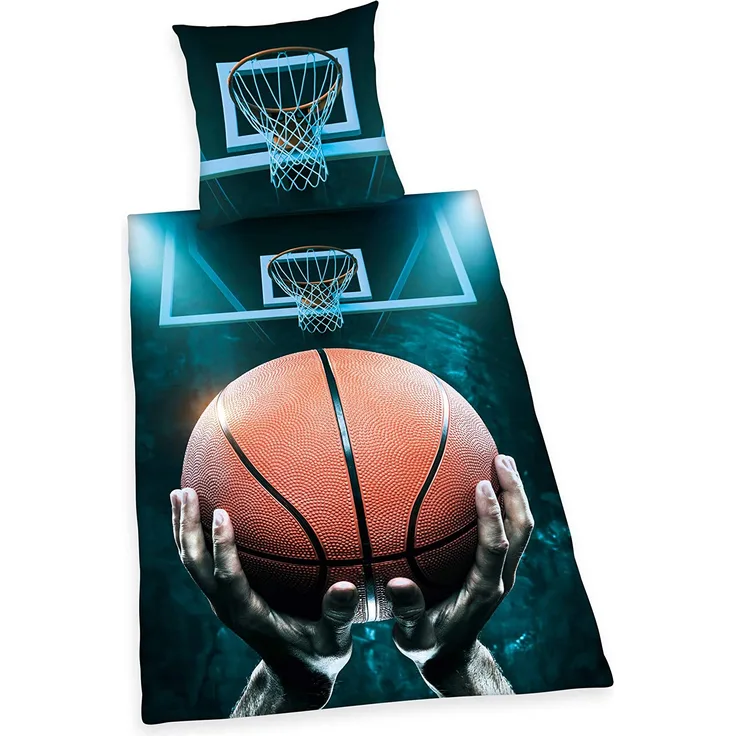 Herding Bettwäsche Basketball 135 x 200 cm Baumwolle