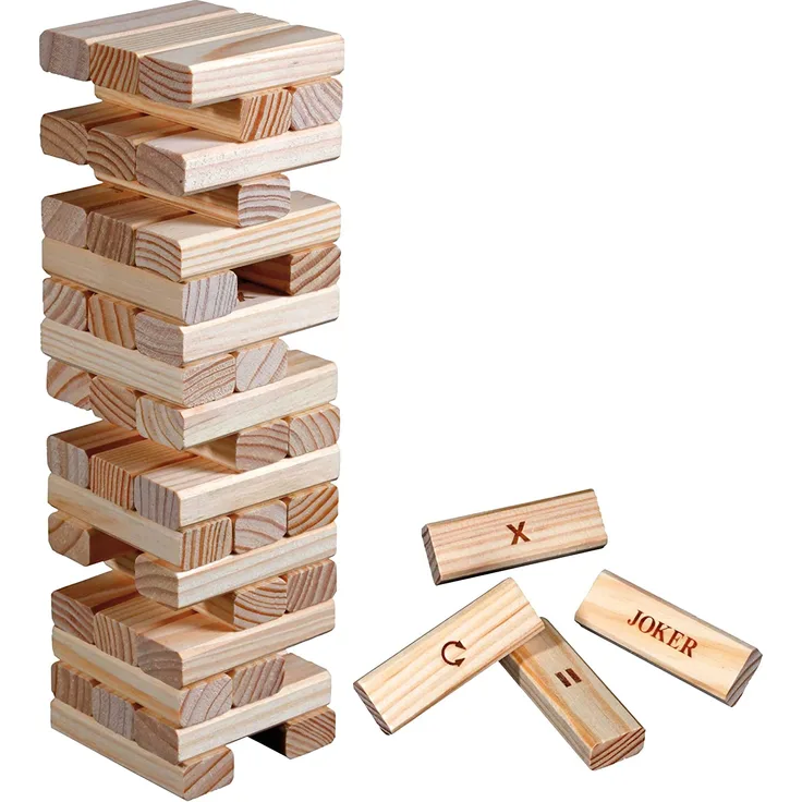 Philos 3278 - Action Tower Stapelspiele, Holz