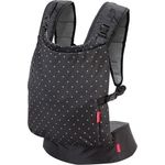Infantino Zip Travel Babytrage, Reise-Babytrage, Baby Carrier, schwarz