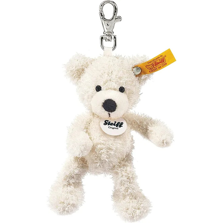 Steiff 111785 Teddyb.Lotte12 Weiss Schlüsselanhänger