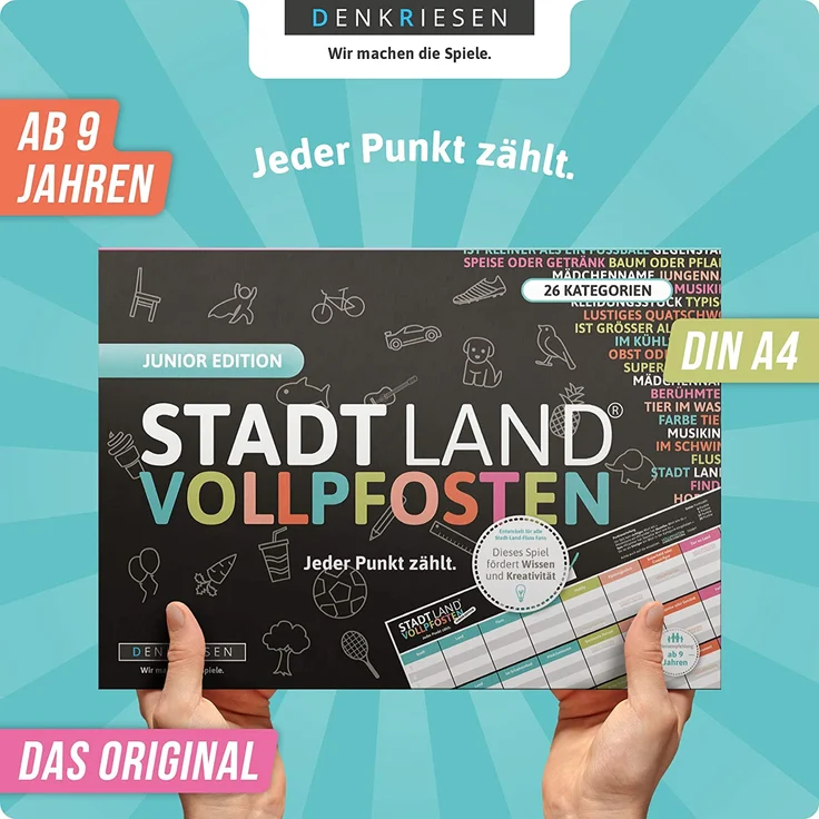 STADT LAND VOLLPFOSTEN - Junior Edition - Jeder punkt zählt – Bild 2