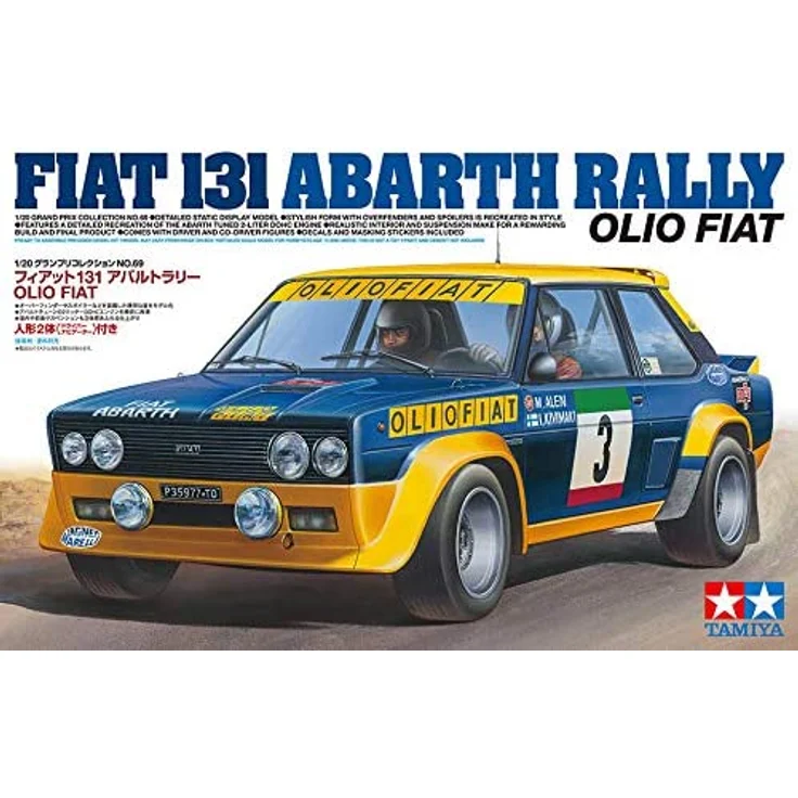 Tamiya Fiat 131 Abarth Rally Olio 1:20 (300020069) – Bild 5