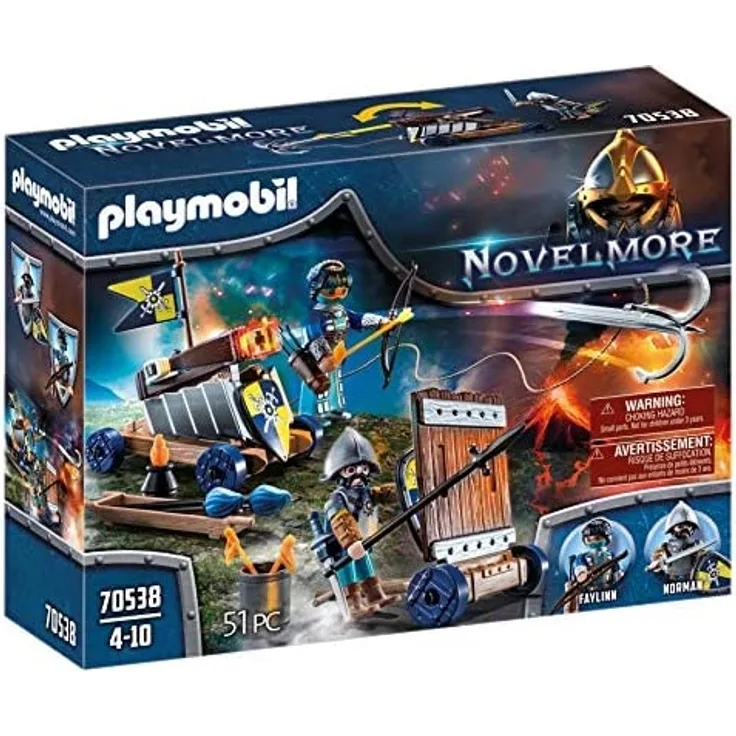 PLAYMOBIL Novelmore 70538 Novelmore Angriffstrupp, für Kinder von 4 - 10 Jahren