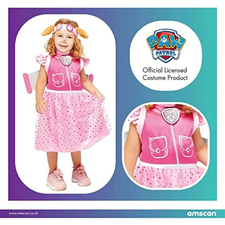 Kinderkostüm Skye Deluxe Alter 4-6 Jahre – Bild 5