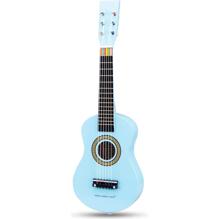 New Classic Toys - 10342 - Musikinstrument - Spielzeug Holzgitarre - Blau – Bild 5