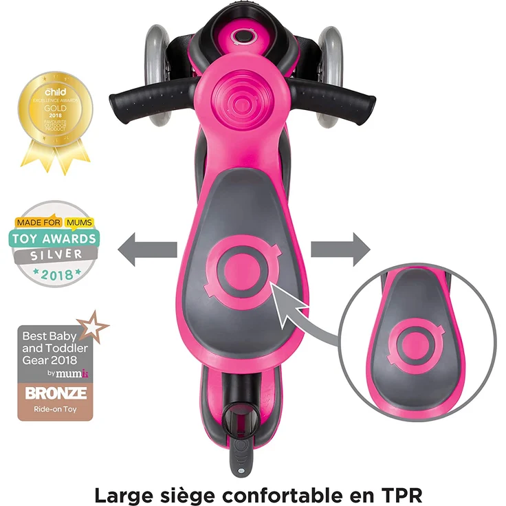 Globber Unisex kinder Scooter EVO COMFORT 5in1, pink, Einheitsgröße, 458-110 – Bild 10