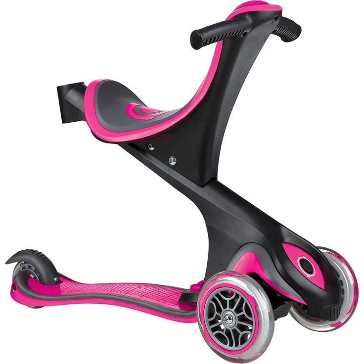 Globber Unisex kinder Scooter EVO COMFORT 5in1, pink, Einheitsgröße, 458-110 – Bild 4