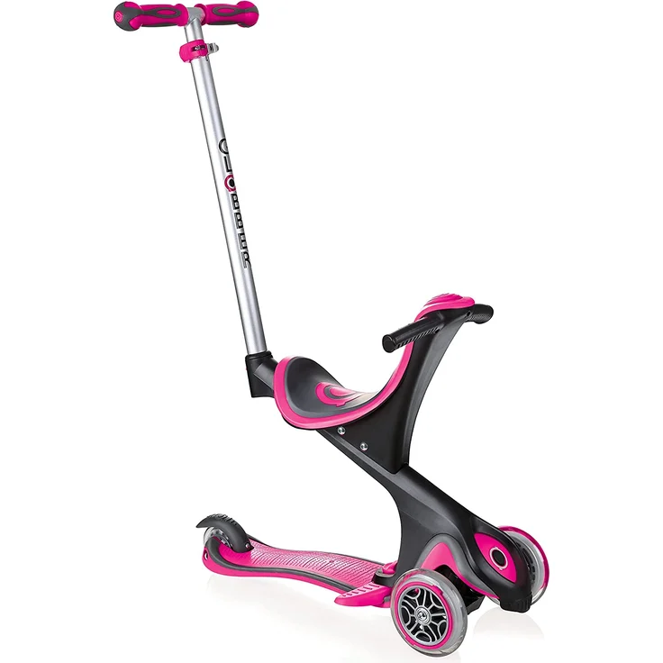 Globber Unisex kinder Scooter EVO COMFORT 5in1, pink, Einheitsgröße, 458-110 – Bild 1