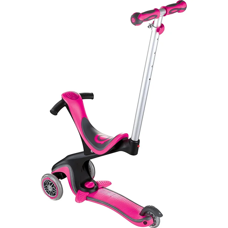 Globber Unisex kinder Scooter EVO COMFORT 5in1, pink, Einheitsgröße, 458-110 – Bild 2