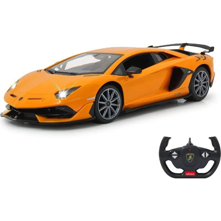 Jamara 405170 Lamborghini Aventador SVJ 1:14 orange 2,4GHz-offiziell lizenziert, bis zu 1 Stunde Fahrzeit bei ca. 11 Km/h, perfekt nachgebildete Details, hochwertige Verarbeitung - Preisvergleich – Bild 10