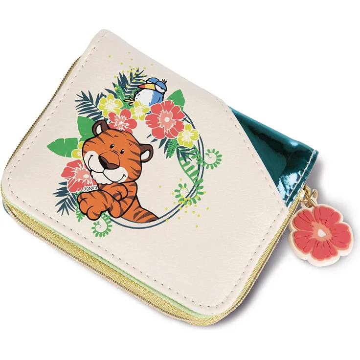 Portemonnaie Wild Friends 12 Cm Junior Kunstleder Beige