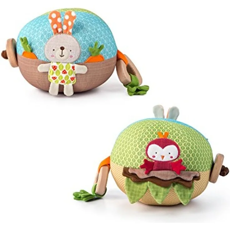 Bright Starts, Stoffball mit Beißringen, Giggle Garden