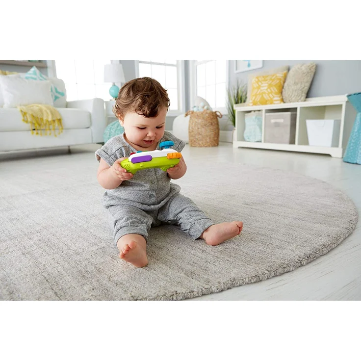 Fisher-Price FWG12 Laugh and Learn Game-Controller, Weiß, Rot, Blau, Gelb, 10 x 15 x 5 cm, englisch – Bild 5