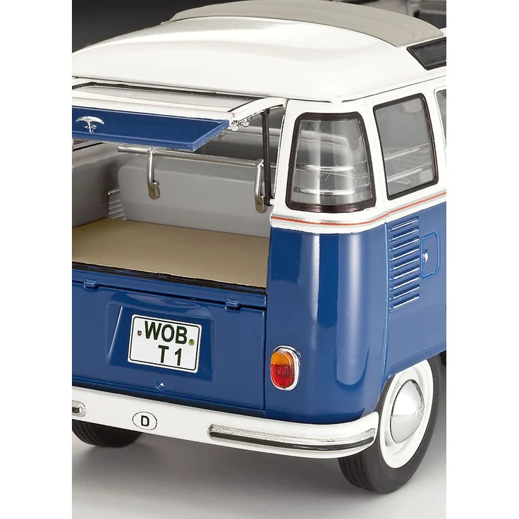 Revell Modellbausatz Auto 1:24 - Volkswagen VW T1 Bulli Samba Bus im Maßstab 1:24, Level 5, originalgetreue Nachbildung mit vielen Details, VW Bus, 07399 – Bild 6