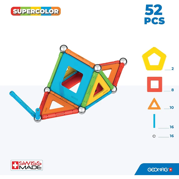 GEOMAG Supercolor Panels Recyled 52 teile – Bild 3
