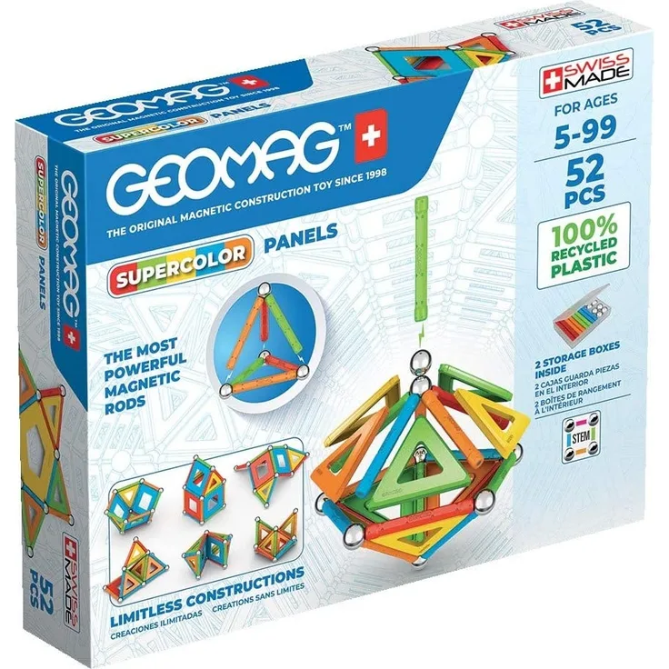 GEOMAG Supercolor Panels Recyled 52 teile