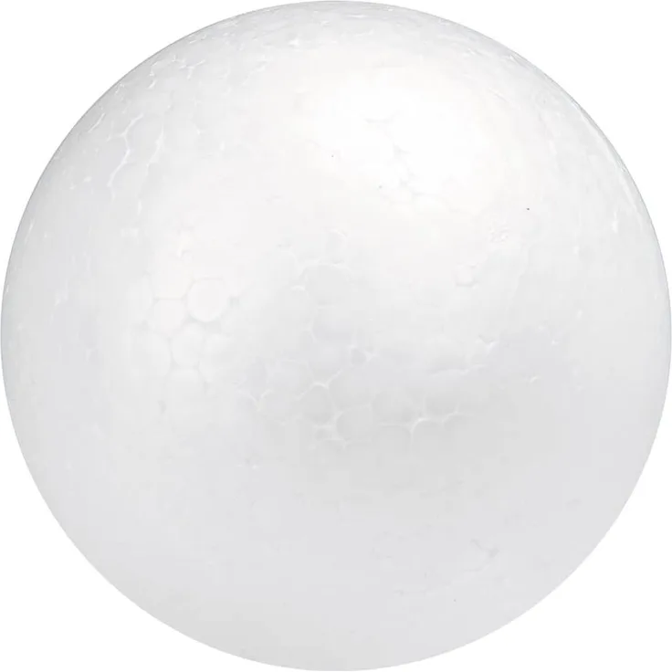 Glorex Styroporkugel, Styropor, Weiß, 8 x 8 x 8 cm