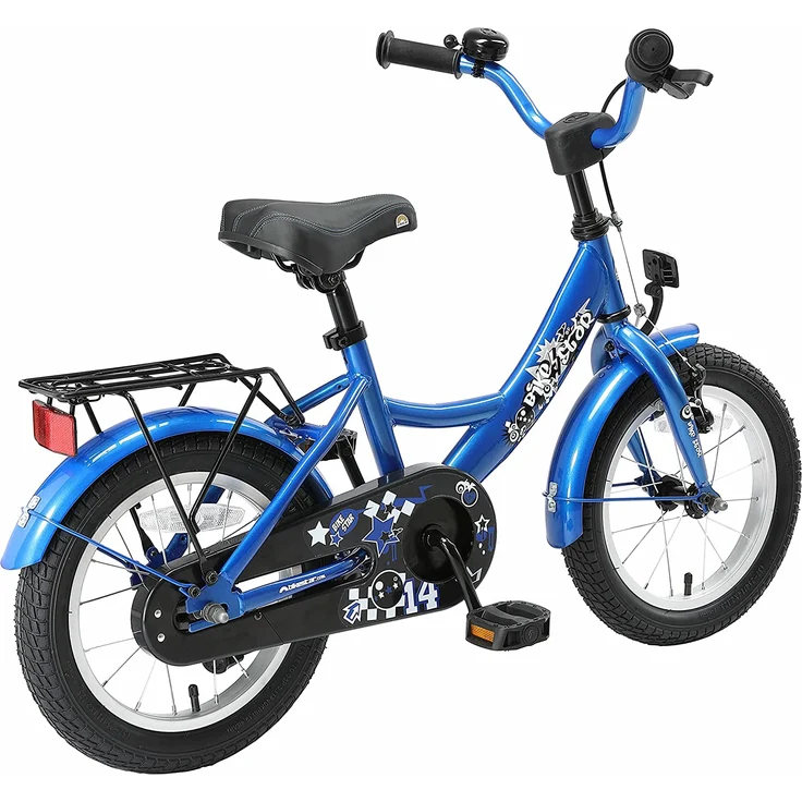 BIKESTAR Kinder Fahrrad ab 4 Jahre | 14 Zoll Classic | Blau – Bild 3