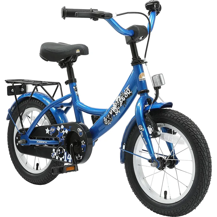 BIKESTAR Kinder Fahrrad ab 4 Jahre | 14 Zoll Classic | Blau