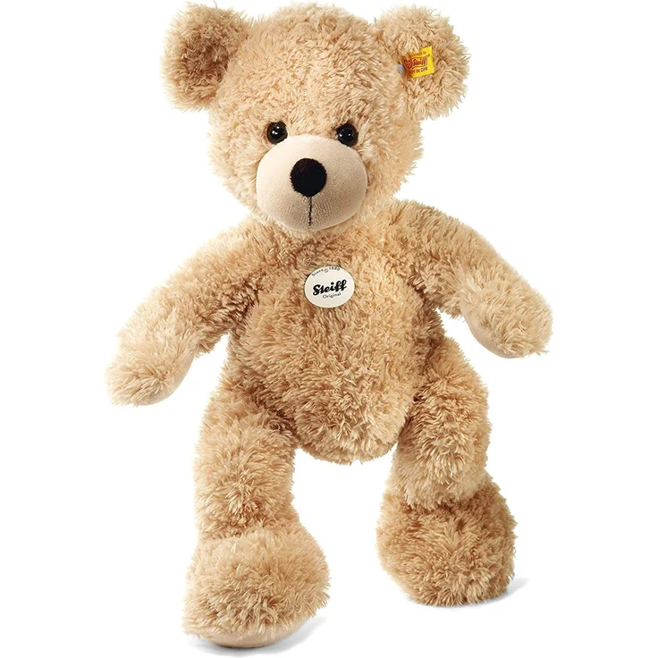 Steiff Teddybär Fynn - 40 cm - Teddy Kuscheltier für Kinder - beweglich & waschbar - beige (111679) – Bild 1
