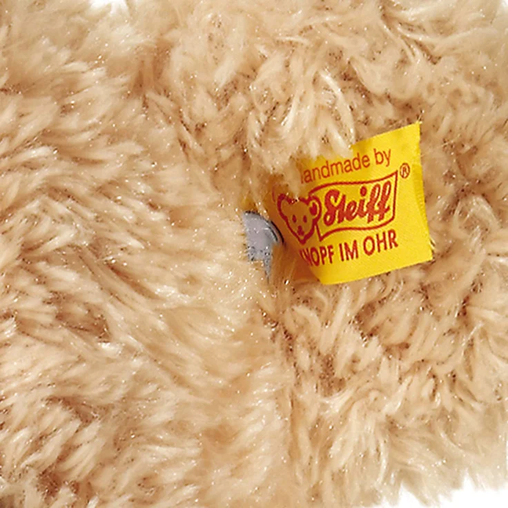 Steiff Teddybär Fynn - 40 cm - Teddy Kuscheltier für Kinder - beweglich & waschbar - beige (111679) – Bild 4