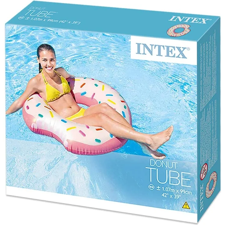 INTEX Schwimmring Donut Biss Schwimmreifen Wasserreifen Badeinsel Wasserliege – Bild 7