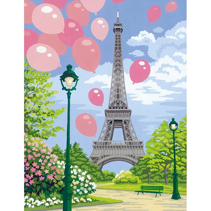 Ravensburger CreArt Spring in Paris coloring book – Bild 2