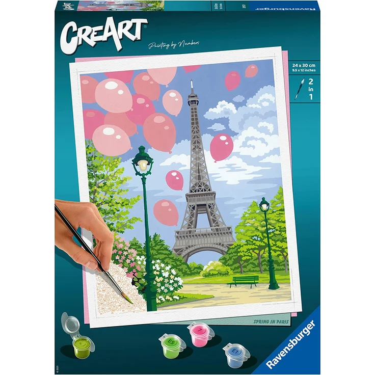 Ravensburger CreArt Spring in Paris coloring book – Bild 1