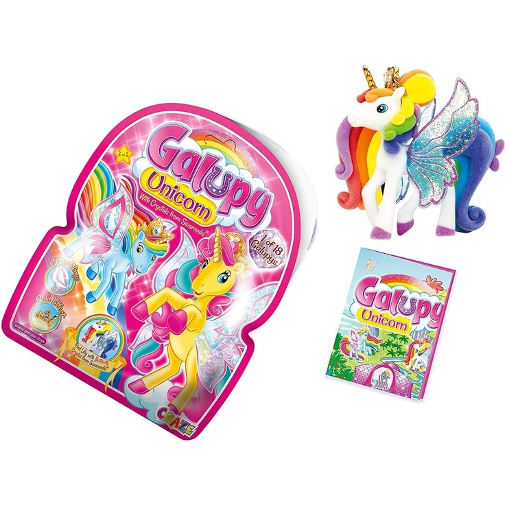 CRAZE GALUPY Unicorn Bezaubernde Einhorn Spielfiguren Ponys zum Sammeln 6er Set 27752, Verschiedene Farbvariationen, 6 – Bild 13