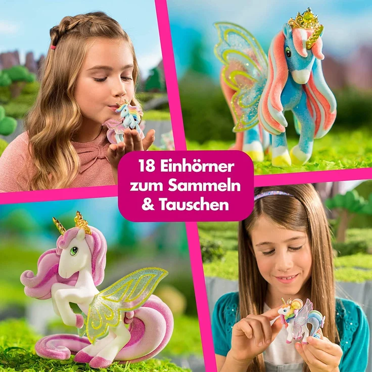 CRAZE GALUPY Unicorn Bezaubernde Einhorn Spielfiguren Ponys zum Sammeln 6er Set 27752, Verschiedene Farbvariationen, 6 – Bild 7