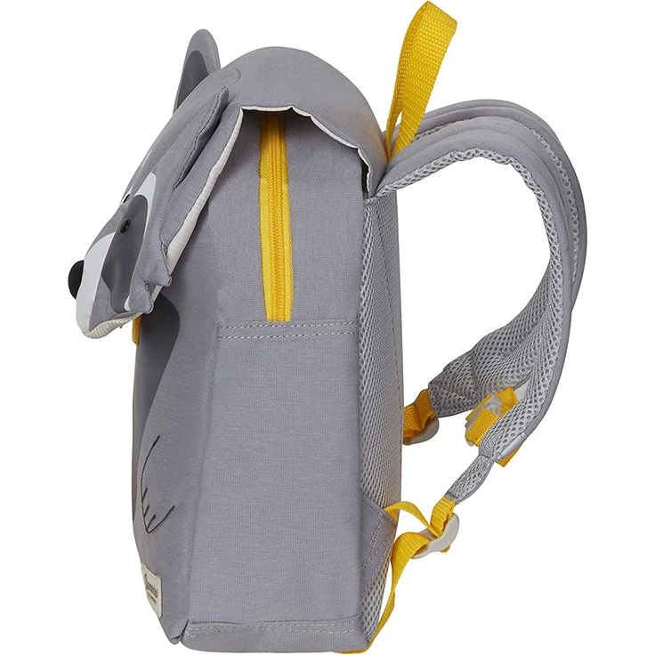 Samsonite Happy Sammies Eco - Kinderrucksack S, 27. 5 cm, 7. 5 L, Grau (Raccoon Remy) – Bild 5