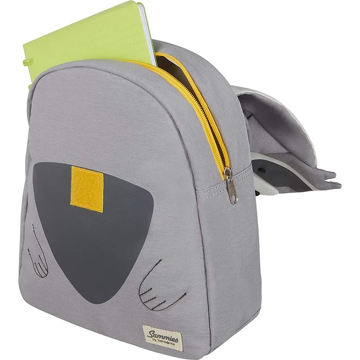Samsonite Happy Sammies Eco - Kinderrucksack S, 27. 5 cm, 7. 5 L, Grau (Raccoon Remy) – Bild 6