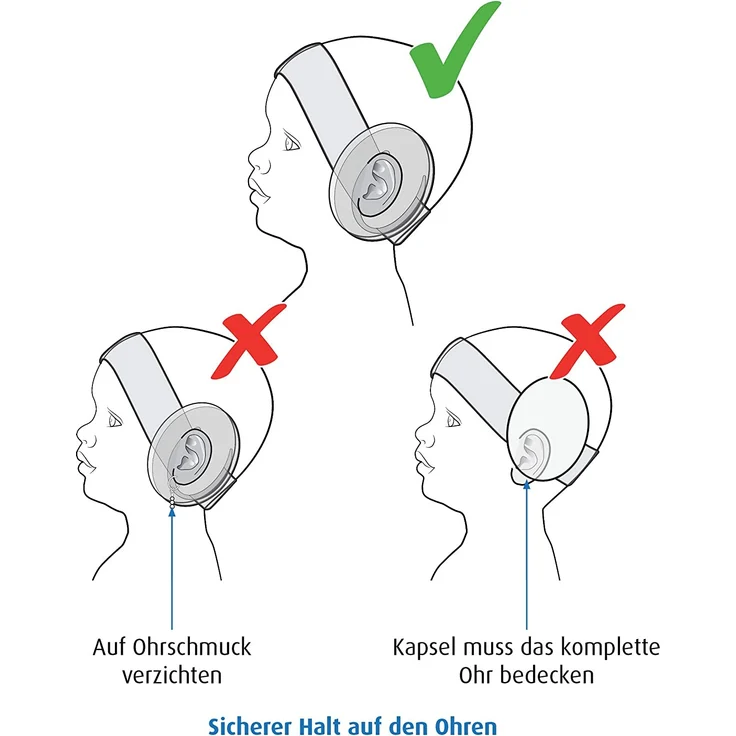 Reer Gehörschutz für Babys SilentGuard, besonders weich und leicht für den empfindlichen Babykopf, mitwachsend, rosa – Bild 6