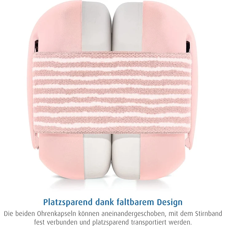 Reer Gehörschutz für Babys SilentGuard, besonders weich und leicht für den empfindlichen Babykopf, mitwachsend, rosa – Bild 5