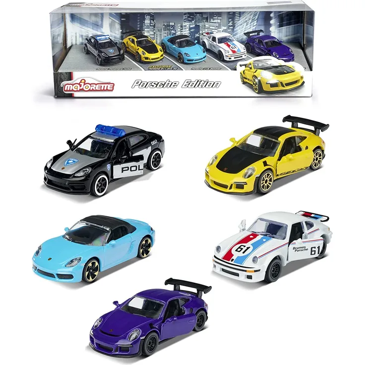 Porsche 5 Pieces Giftpack Majorette