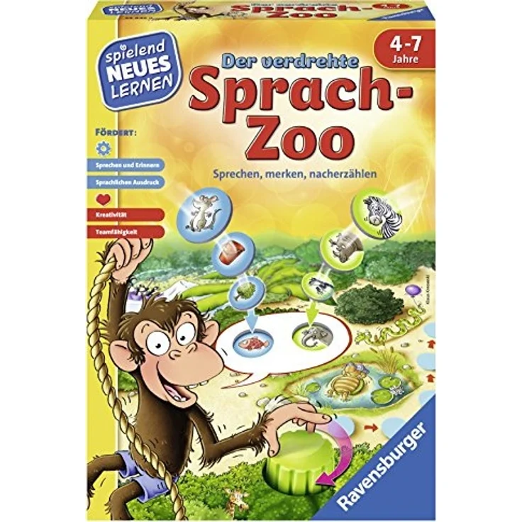 Ravensburger Lernspiel Der verdrehte Sprach-Zoo – Bild 1