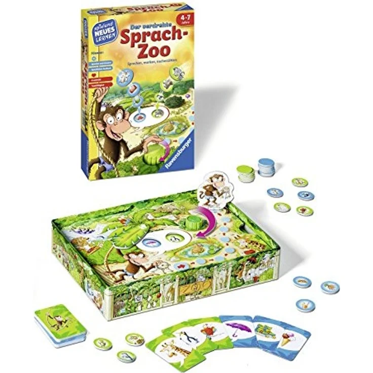 Ravensburger Lernspiel Der verdrehte Sprach-Zoo – Bild 2