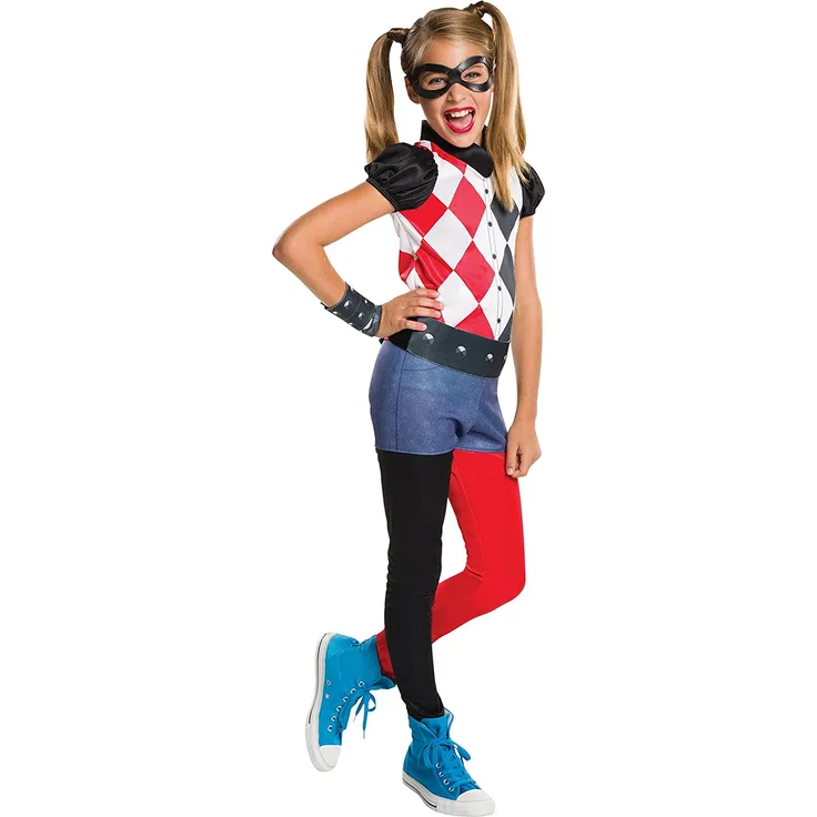Rubie's 3620744 - DC Super Hero Girls Harley Quinn Kinderkostüm large